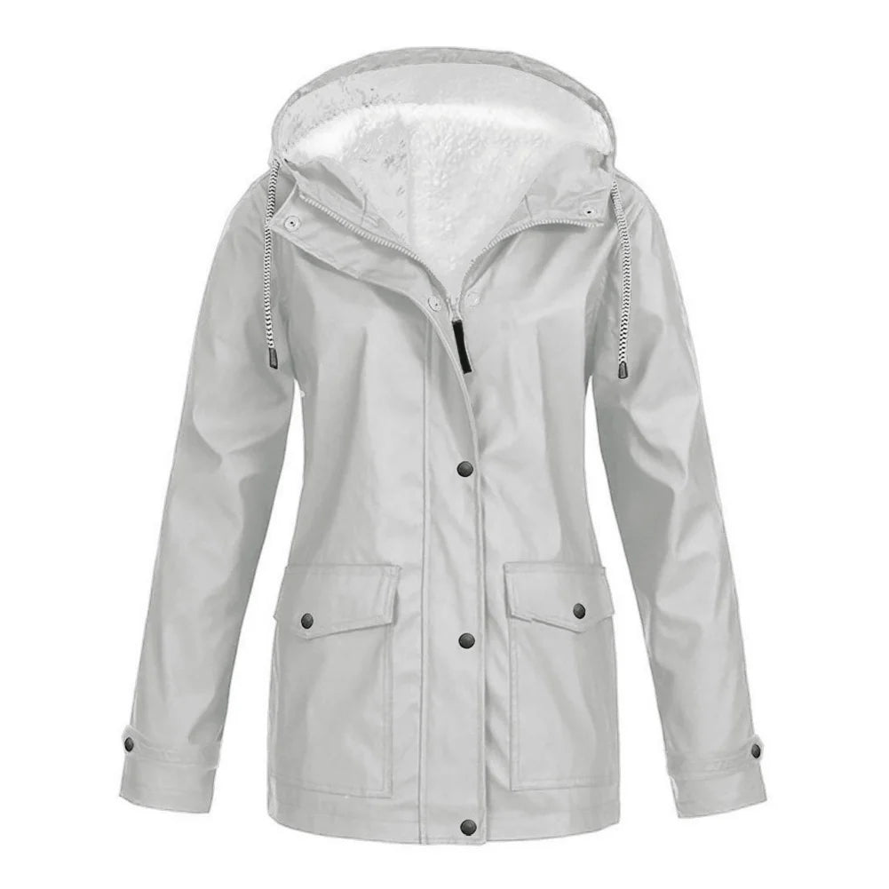 Women's Waterproof Fleece Jacket – Cozy Warmth for Outdoor Adventures 3