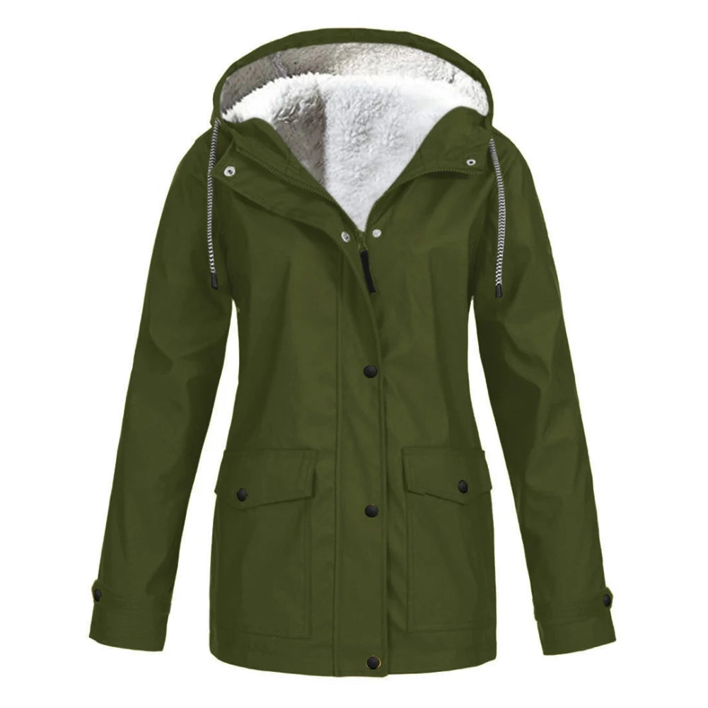 Women's Waterproof Fleece Jacket – Cozy Warmth for Outdoor Adventures 7