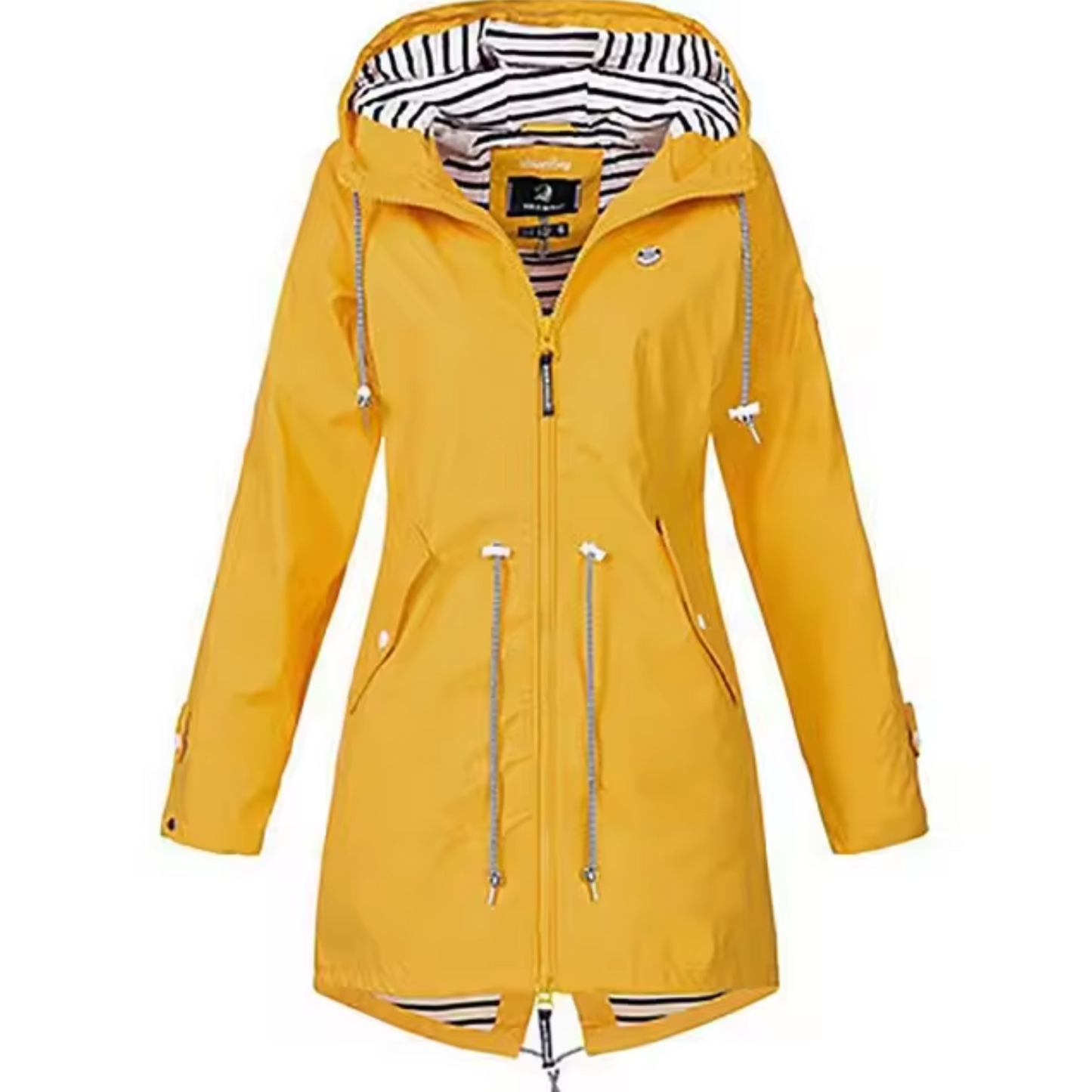 Women's Waterproof Jacket – Stylish Hooded Design for Rainy Days 4