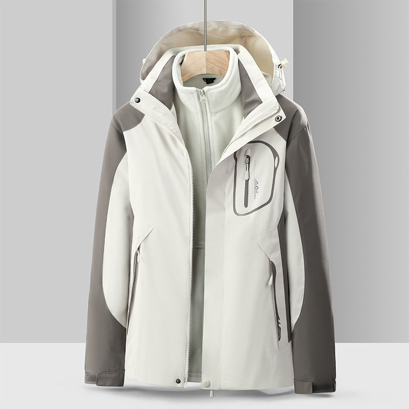 Women's Waterproof Jacket – Versatile with Detachable Fleece Liner 2