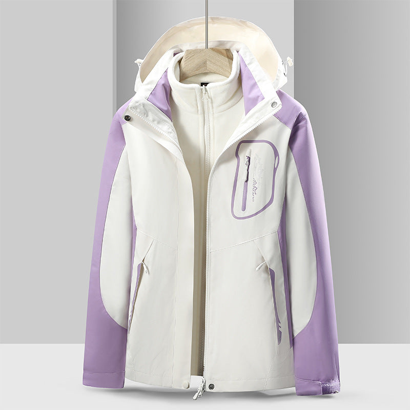 Women's Waterproof Jacket – Versatile with Detachable Fleece Liner 3