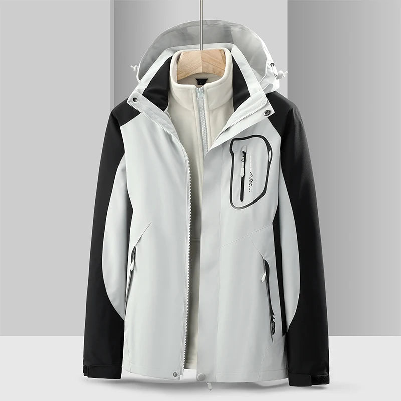 Women's Waterproof Jacket – Versatile with Detachable Fleece Liner 4