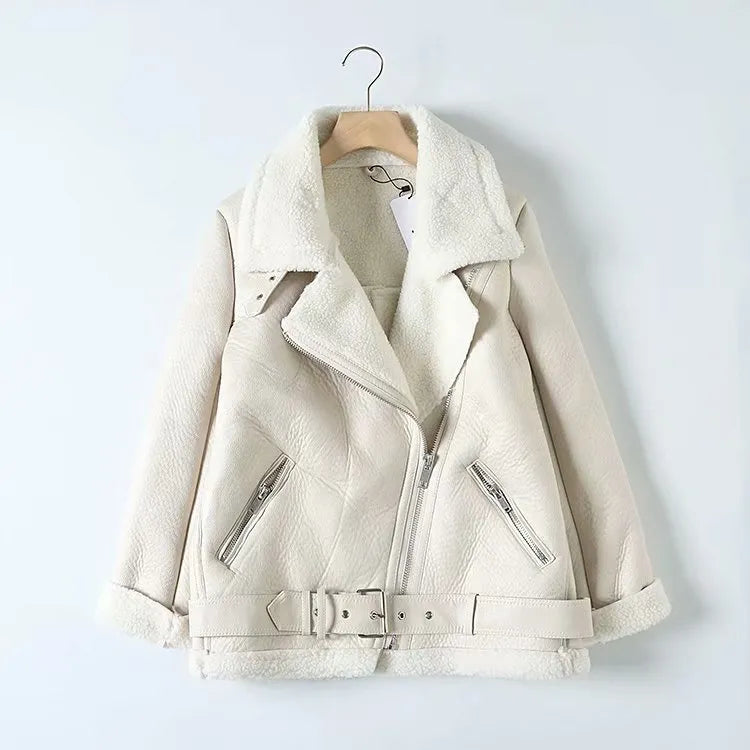Women's Wide Lapel Coat – Chic Belted Design for Fall & Winter 6