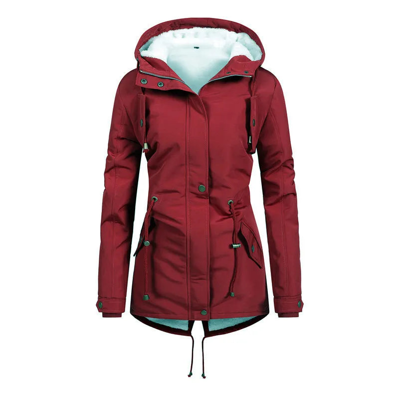 Women's Wind-Resistant Hooded Jacket – Stylish Comfort for All Seasons 0