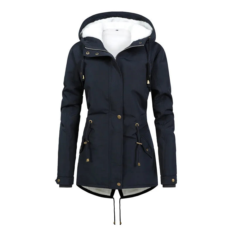 Women's Wind-Resistant Hooded Jacket – Stylish Comfort for All Seasons 3