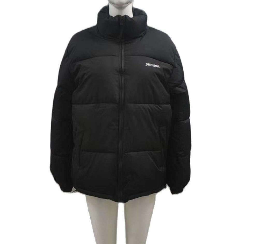 Women's Windproof Puffer Jacket – Cozy Cotton with Turtle Neck 4