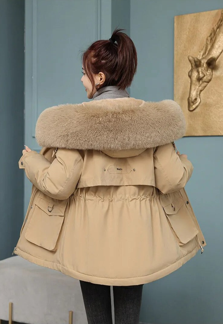 Women's Winter Coat – Chic Fur Collar for Luxurious Warmth 4