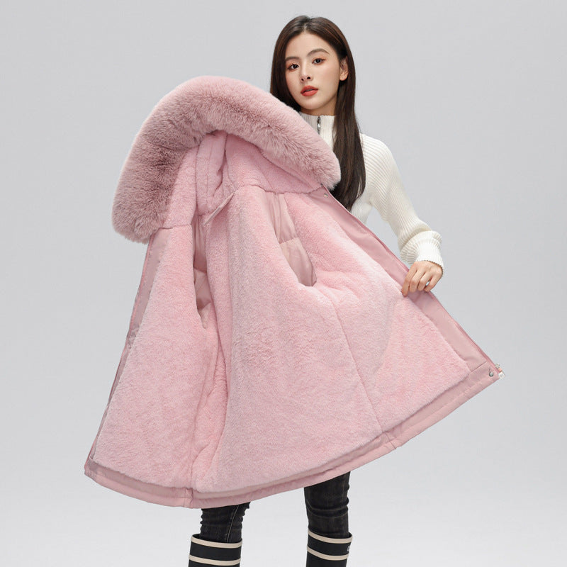 Women's Winter Jacket – Chic Fur Collar & Adjustable Fit 2