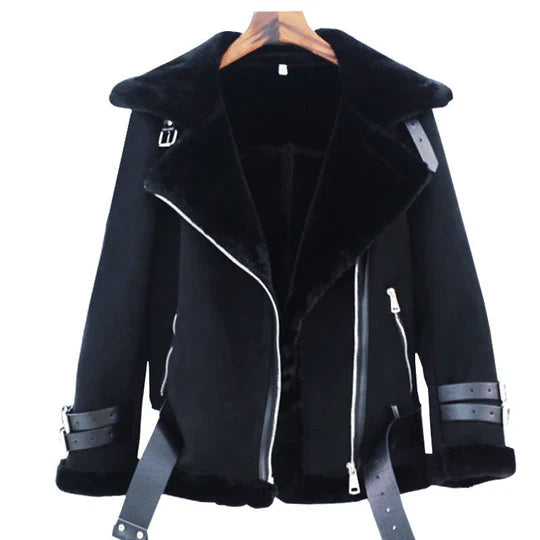 Women's Winter Jacket – Chic Wide Lapel for Elegant Warmth 6