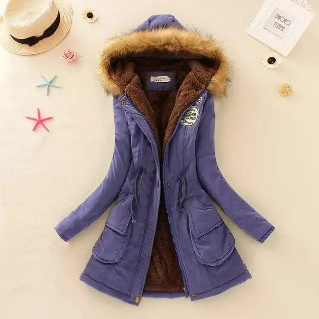 Women’s Winter Jacket – Cozy Lined with Adjustable Waist & Hood 11