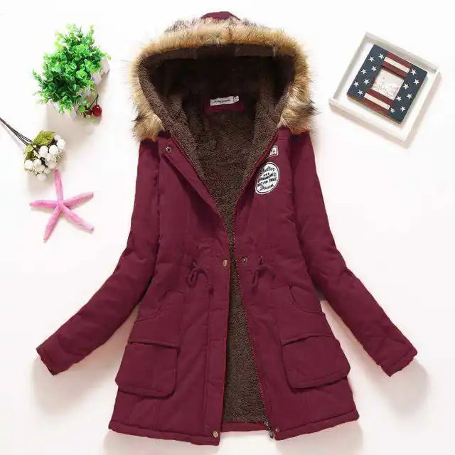 Women’s Winter Jacket – Cozy Lined with Adjustable Waist & Hood 3