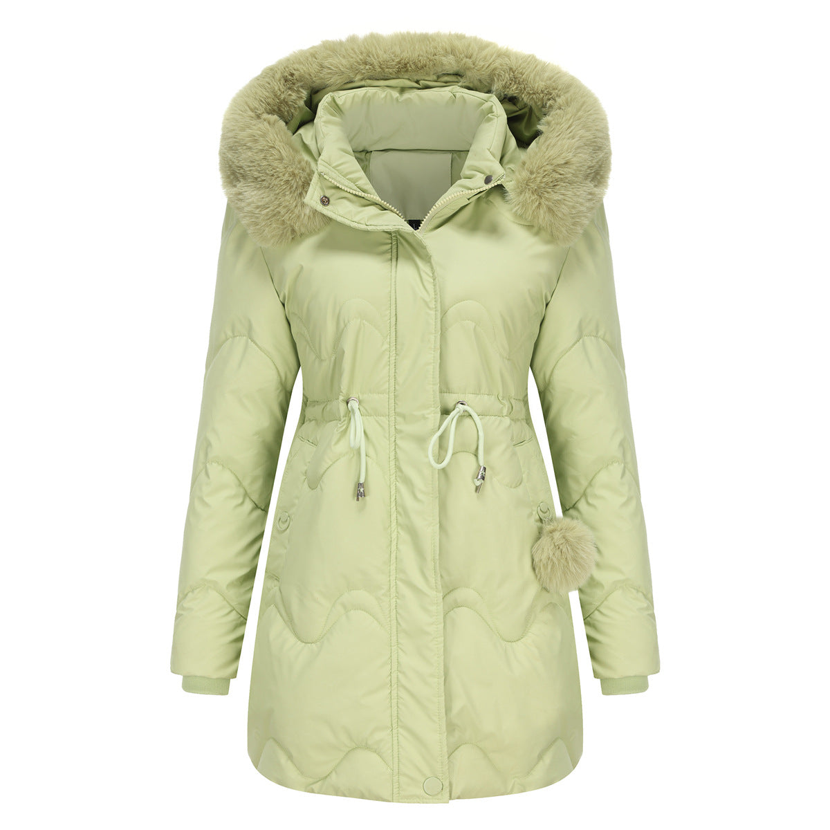Women's Winter Jacket – Versatile Design with Detachable Hood 1