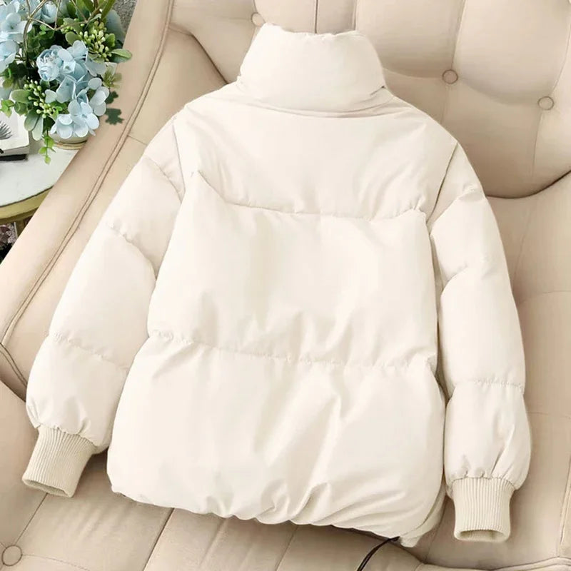 Women's Winter Puffer Jacket – Stylish Warmth with Notched Neck 2