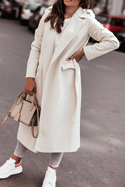 Womens Winter Coats – Elegant Longline Belted for Cozy Style 7