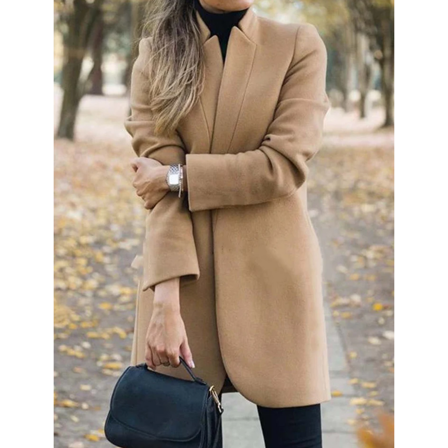 Wool Coat Women – Tailored Mid-Length for Chic Winter Style 1