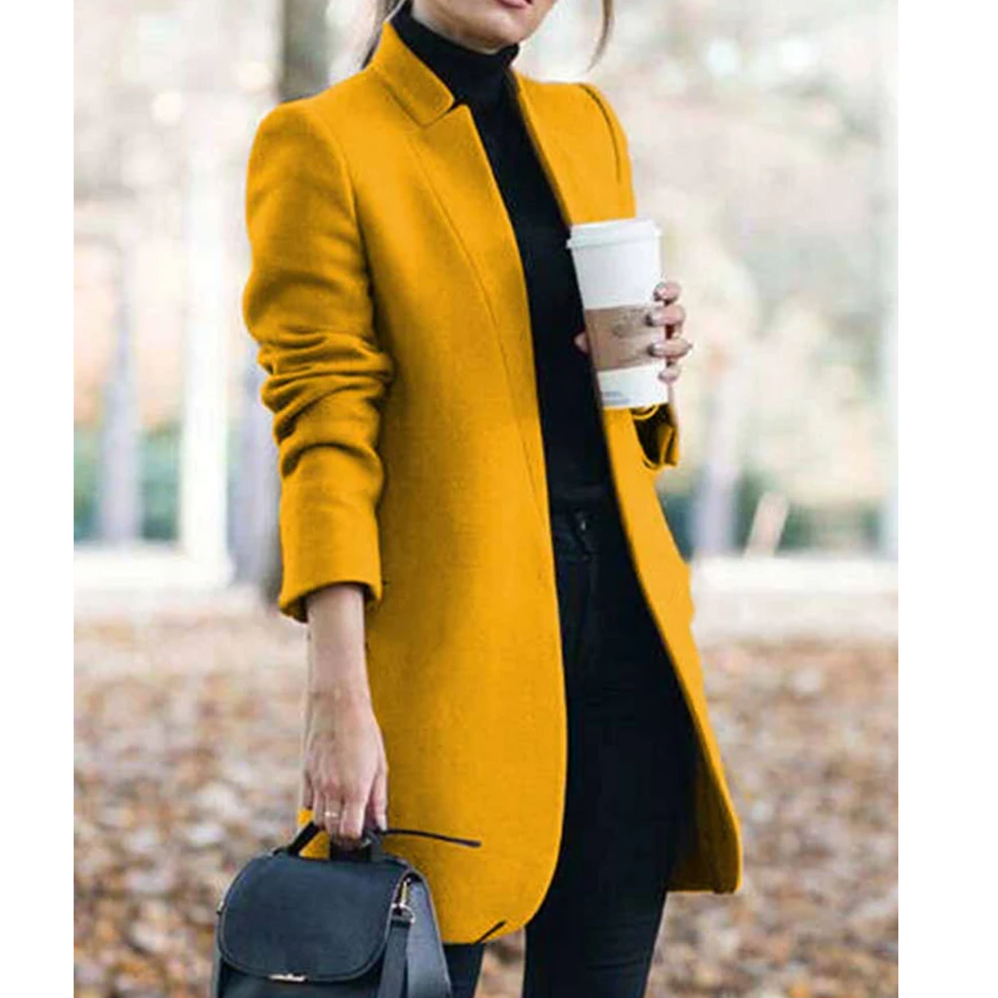 Wool Coat Women – Tailored Mid-Length for Chic Winter Style 3