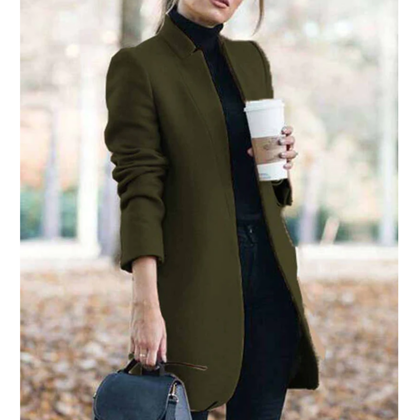 Wool Coat Women – Tailored Mid-Length for Chic Winter Style 4