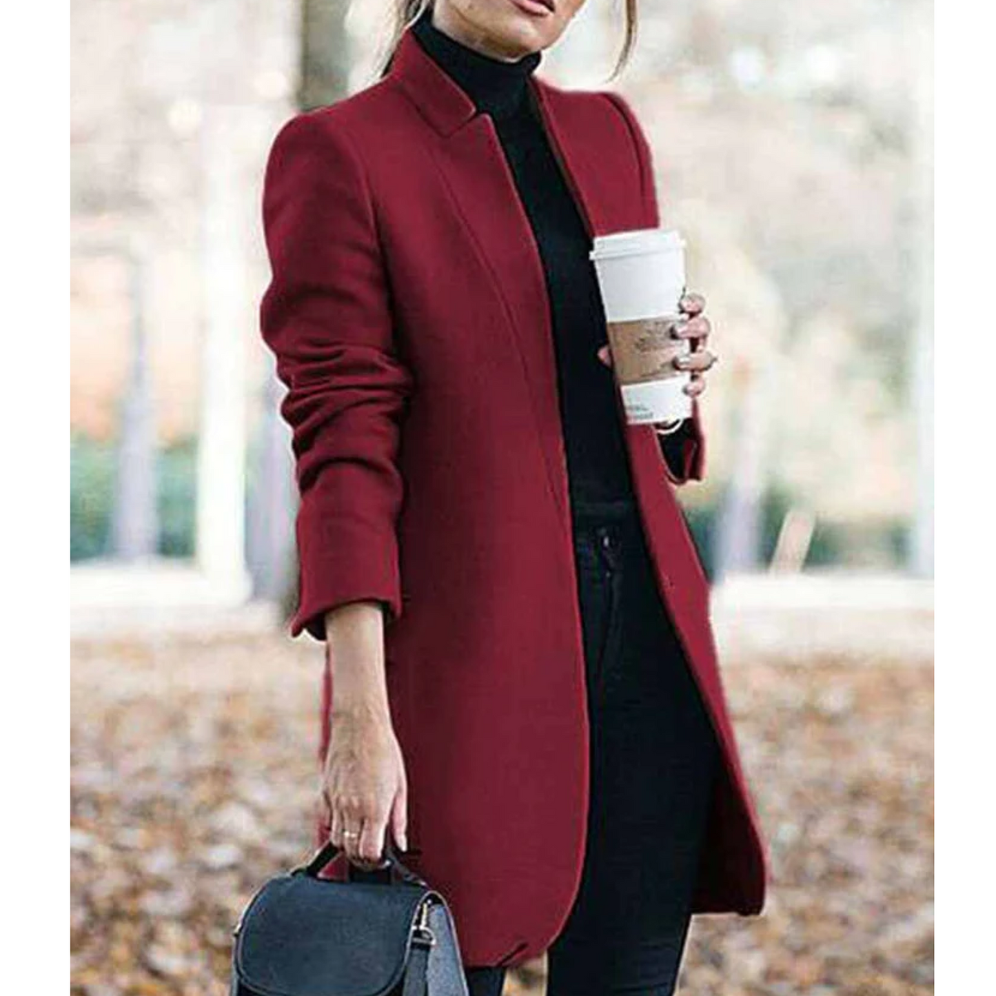Wool Coat Women – Tailored Mid-Length for Chic Winter Style 5