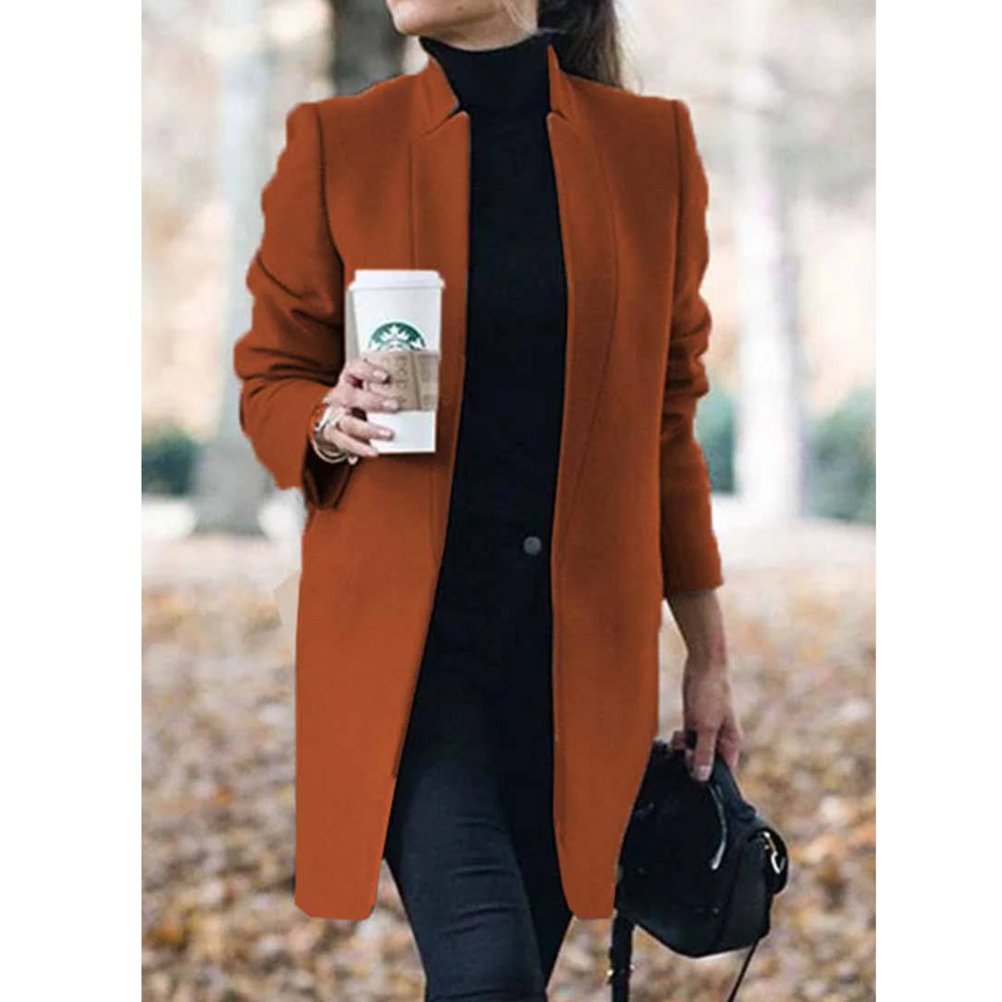 Wool Coat Women – Tailored Mid-Length for Chic Winter Style 6