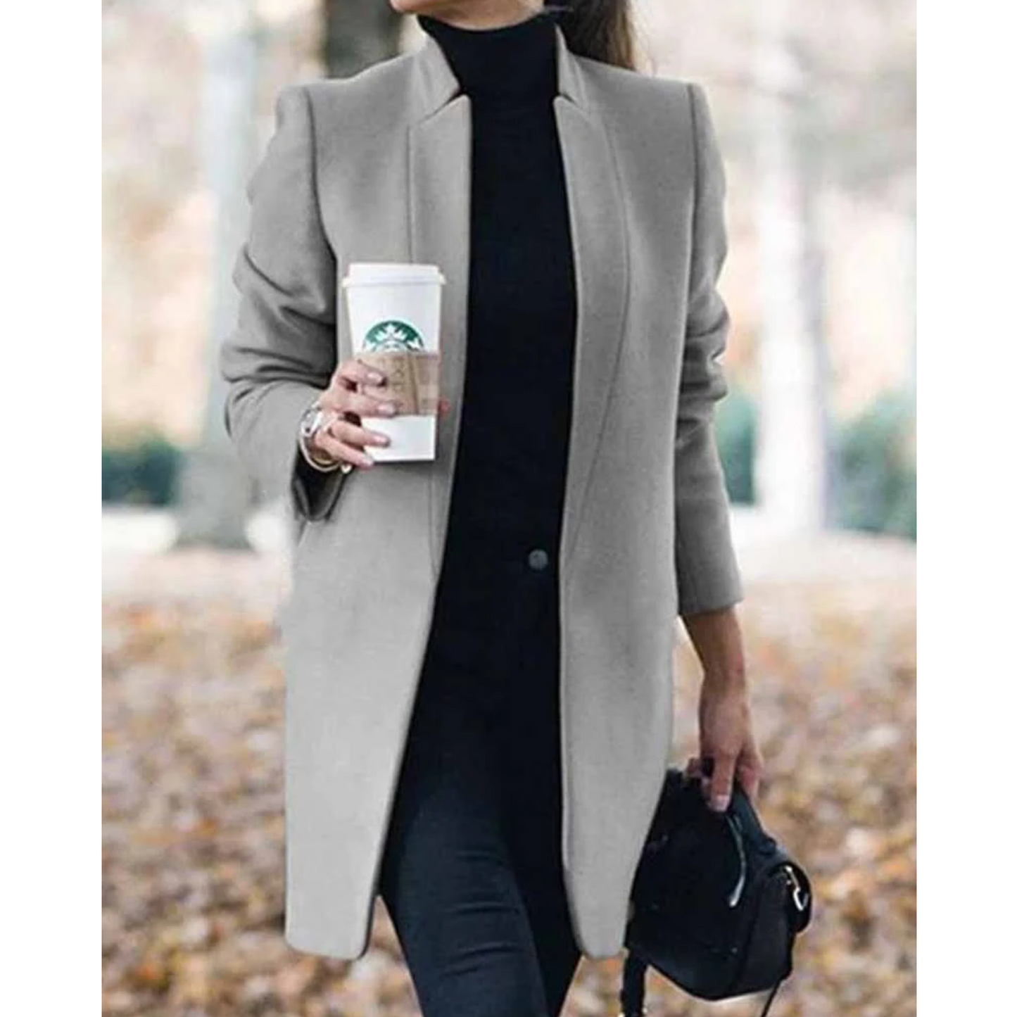 Wool Coat Women – Tailored Mid-Length for Chic Winter Style 7
