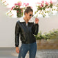 Black Faux Leather Jacket – Chic Relaxed Fit for Winter Style 6