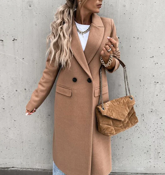 Black Trench Coat Women – Elegant Design with Waist-Cinching Belt 0