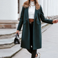 Black Trench Coat Women – Elegant Design with Waist-Cinching Belt 2