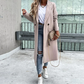 Black Trench Coat Women – Elegant Design with Waist-Cinching Belt 5