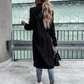 Black Trench Coat Women – Elegant Design with Waist-Cinching Belt 8