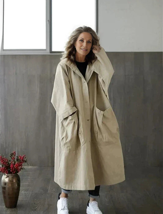 Black Trench Coat for Women – Oversized, Stylish & Warm 0