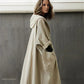 Black Trench Coat for Women – Oversized, Stylish & Warm 1