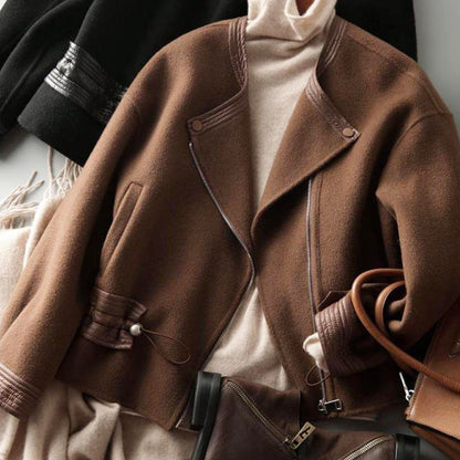 Chic Zip-Up Jacket – Versatile Collared Design for Everyday Wear 0