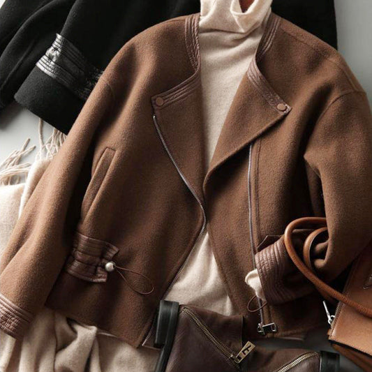 Chic Zip-Up Jacket – Versatile Collared Design for Everyday Wear 0