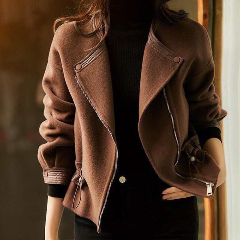 Chic Zip-Up Jacket – Versatile Collared Design for Everyday Wear 1