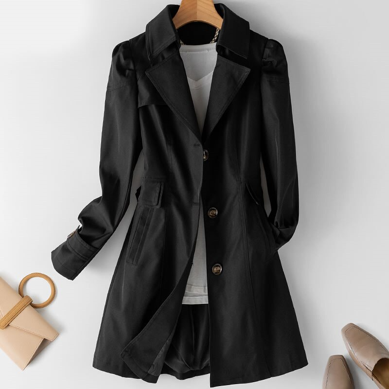 Elegant Double-Breasted Coat – Chic Style for Every Occasion 2
