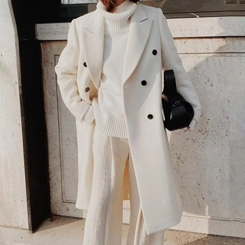 Elegant Midi Trench Coat – Tailored Fit for Timeless Style 2