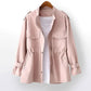 Elegant Women's Trench Coat – Adjustable Waist for Chic Style 4
