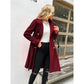 Elegant Woolen Trench Coat – Double-Breasted with Skirt Hemline 6