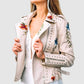 Floral PU Leather Jacket – Chic Spring Style for Women 2