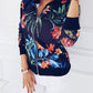Floral Print Bomber Jacket – Comfortable Layering for Women 1