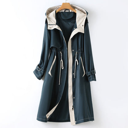 Frida Midi Cargo Coat – Cinched Waist for Effortless Style 0