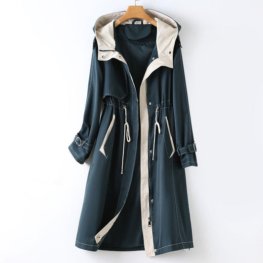Frida Midi Cargo Coat – Cinched Waist for Effortless Style 0