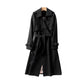 Ladies Trench Coat – Elegant Double Button for All Seasons 2