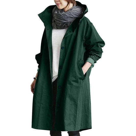 Lightweight Hooded Raincoat – Stylish Coverage for Spring Showers 0