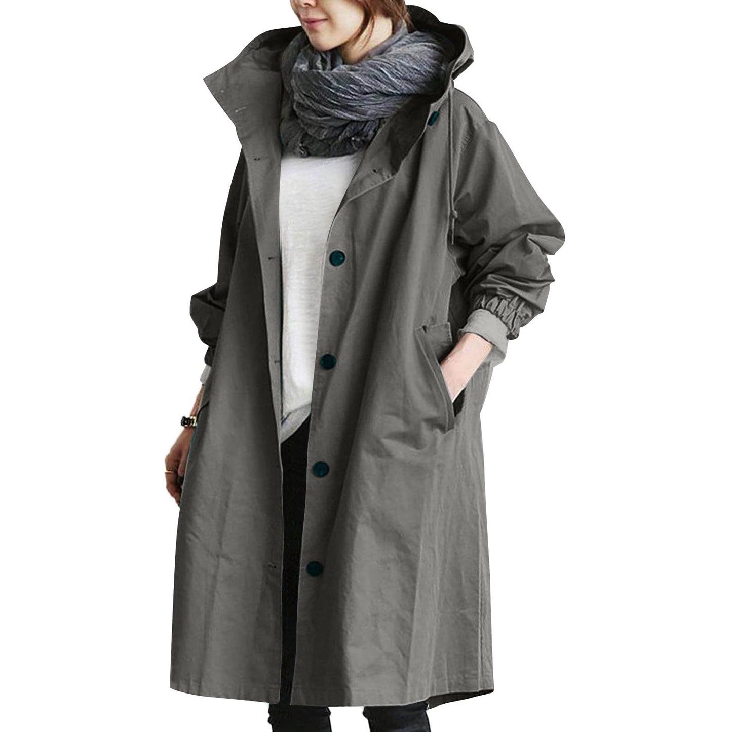 Lightweight Hooded Raincoat – Stylish Coverage for Spring Showers 3