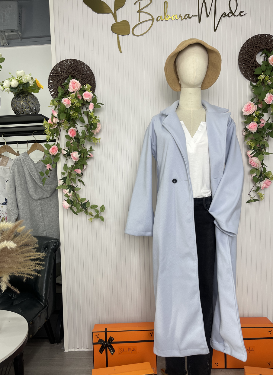 Oversized Longline Trench Coat – Effortless Style for Chilly Days 3