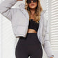 Padded Fitted Jacket – Cozy Hooded Design for Cold Days 1