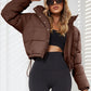 Padded Fitted Jacket – Cozy Hooded Design for Cold Days 3