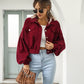 Stylish Corduroy Jacket – Cropped Fit with Fun Balloon Sleeves 4