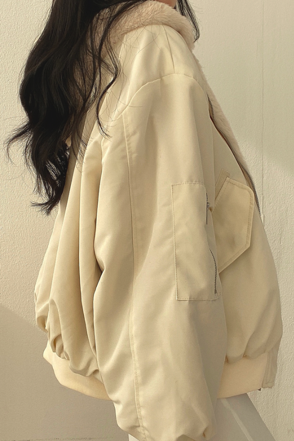 Stylish Sherpa-Lined Jacket – Cozy Warmth for Winter Days 5